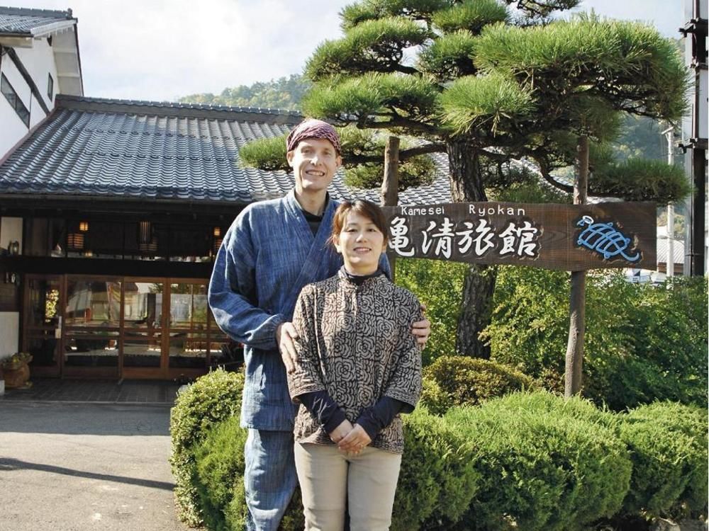 Kamesei Ryokan Chikuma Buitenkant foto